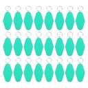 PATIKIL ビンテージ モーテルキーホルダー 24個入り 空白 ホテルのキーホルダー ひし形 レトロなキータグ DIY用 工芸品 オーナメントバックパック 荷物ラベル タグ ミン ト