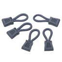 PATIKIL ジッパープル交換 10個 延長コードハンドル 固定タブ タグエクステンダー フィクサー 荷物 バックパック ジャケット用 グレー