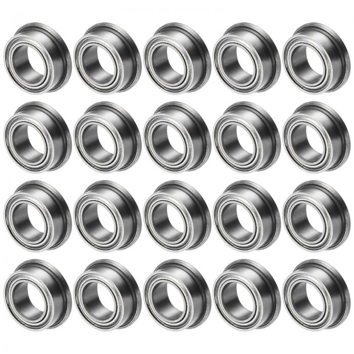 M METERXITY 20パックFR156ZZフランジ付きボールベアリング 3/16" x 5/16" x 1/8" ダブルメタルシール..