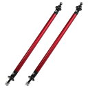 X AUTOHAUX 調整可能なスプリッターサポートロッド フロントリアバンパー リップスプリッター ストラットロッドタイサポートバー ほとんどの車両に適合 レ...