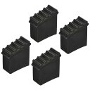 はしご滑り止め足マット はしご用アクセサリー ゴムパッド カバークッション はしご保護用 ブラック 4個