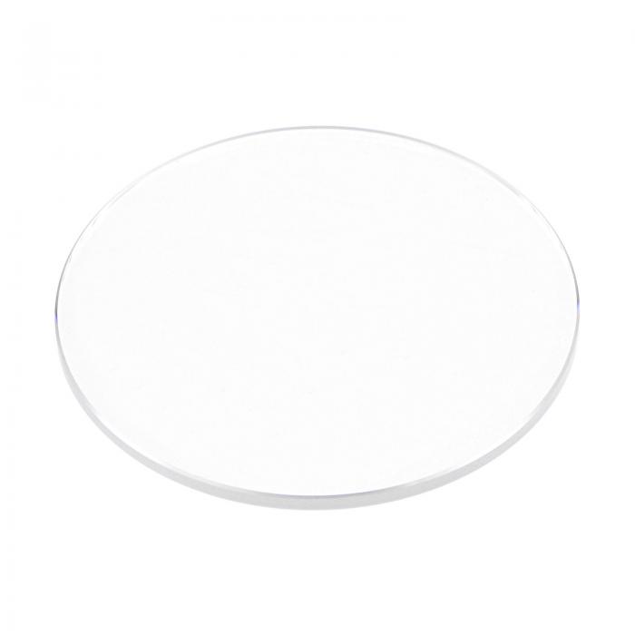 時計ガラスサファイアクリ スタルレンズ ラウンド フラット 36mm直径 1.5mm厚さ 交換部品 クリア