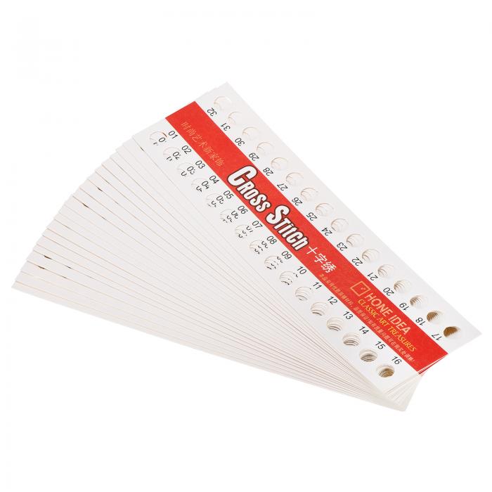 PATIKIL 刺繍フロスオーガナイザー 50個 32極 ボビン収納 クロスステッチ糸ホルダー 裁縫道具用 木綿糸..