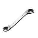 リバーシブルラチェットレンチ Cr-Vクロムメッキトルクス工具ソケットセット 全長217mm 20mm x 22mm
