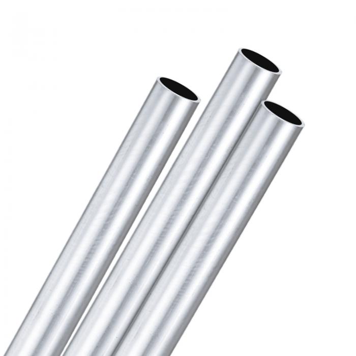 M METERXITY 3個 300mm 6063アルミニウム丸管 15mm ID 18mm OD シームレスアルミニウムチューブ 建設/..