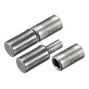 バレルヒンジ溶接 35mm x 9mm オスーメス 鉄製 ヒンジピン 金属 ホーム ゲート ドア ウィンドウ用 20ペア入り