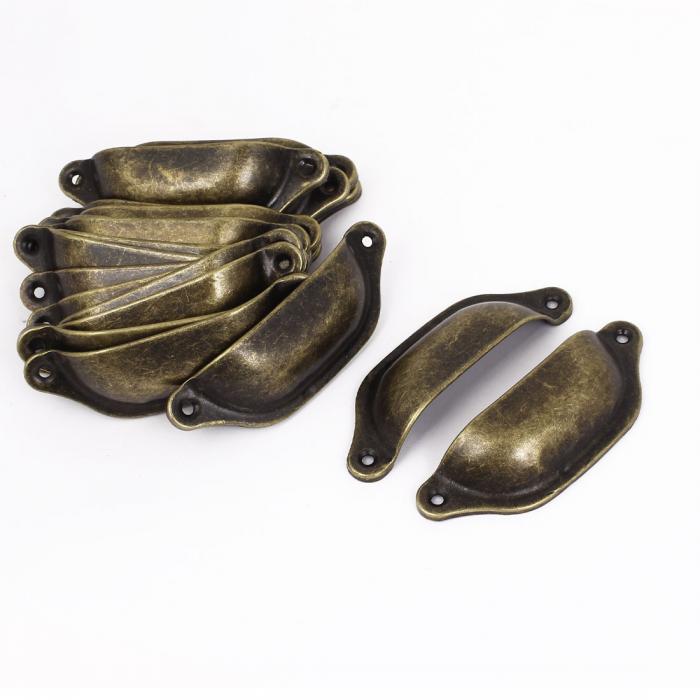 取手 プルハンドル プルノブ 金属 ブロンズトーン 20個入り ブロンズトーン ヴィンテージスタイル