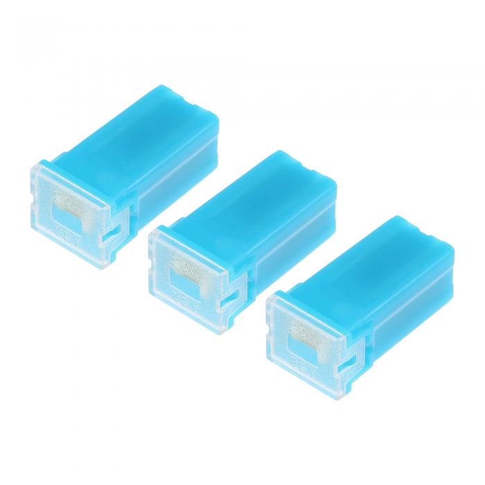 X AUTOHAUX トラ ック ピックアップ車 SUV用の3個セット32V 20アンペアのミニブロックヒューズカーボックス