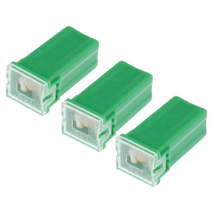 X AUTOHAUX トラ ック ピックアップ車 SUV用の3個セット32V 40アンペアミニブロックヒューズカーボックス