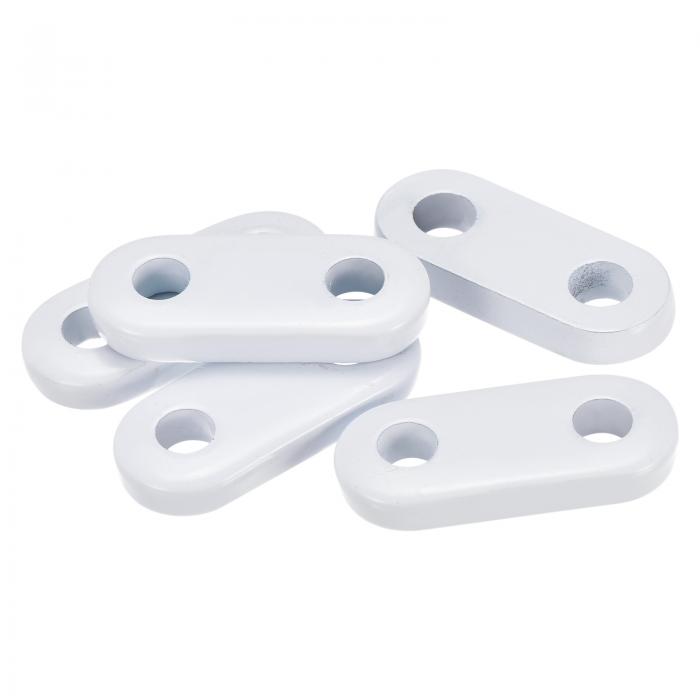 カーテンウェイト(20g) カーテンの鉄ウェイト 浴室 ホーム カーテン テーブルクロス フラグ用 ホワイト..