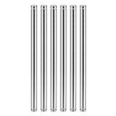 スタンドオフホルダー ガラススタンドオフ ダブルヘッド ステンレススチール 12 mm x 204 mm 6個入り