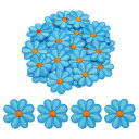 フラワーアイロンパッチ 刺繍付き 補修パッチ 衣類 補修 バックパック シューズ デコレーション 90x90mm/3.54x3.54