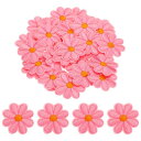 フラワーアイロンパッチ 刺繍付き 補修パッチ 衣類 補修 バックパック シューズ デコレーション 90x90mm/3.54x3.54