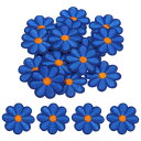 フラワーアイロンパッチ 刺繍付き 補修パッチ 衣類 補修 バックパック シューズ デコレーション 90x90mm/3.54x3.54