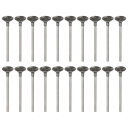 20個セット ダイヤモンド研削ヘッド 10mm 直径 3/32