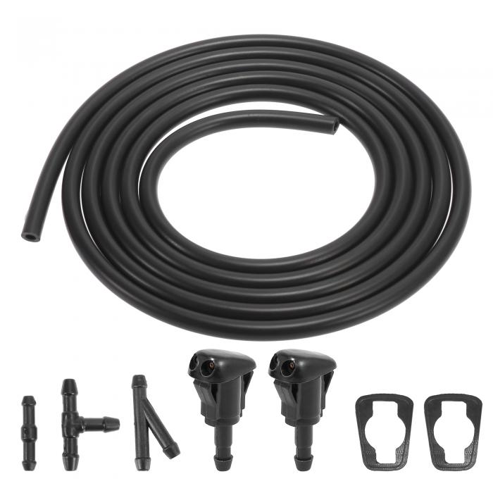 X AUTOHAUX 車のフロントガラスウォッシャーノズルキット フロント 85381AA010 85381-AA010 Toyotaに対応 Corolla用 1999-2008用