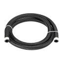 X AUTOHAUX 石油燃料ガスラインホース 燃料ホース 152cm 8AN AN8 13 mm ユニバーサル 編み ナイロン ステンレス鋼 CPE ブラック