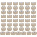 PATIKIL 自己粘着性包帯ラップ 177" x 1" 50個 エラスティック自己粘着性自己通気性ラップテープ スポーツ 伸ばし アスレチック リスト 足首 アウトドア テープ ライトスキン