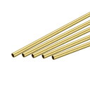 真ちゅうラウンドチューブ パイプ チューブ 外径3.5 mm 壁の厚さ0.25 mm 長さ300 mm 5個