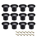 プルノブ ウッド ダークブラウン 直径22mm プルハンドル 22 x 18mm 12個入り