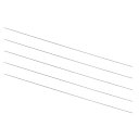5個セットの丸い鋼製金属棒、0.5mm x 100mmの高速鋼(HSS)旋盤用バーストックツール、シャフトギアドリル旋盤ボーリングマシンミニチュアDIYクラフト用(4)