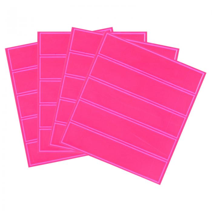 PATIKIL 反射ステッカー 反射シート 警告表示テープ 20in4セット 115 x 25mm 防水 自己粘着 高視認性 ..