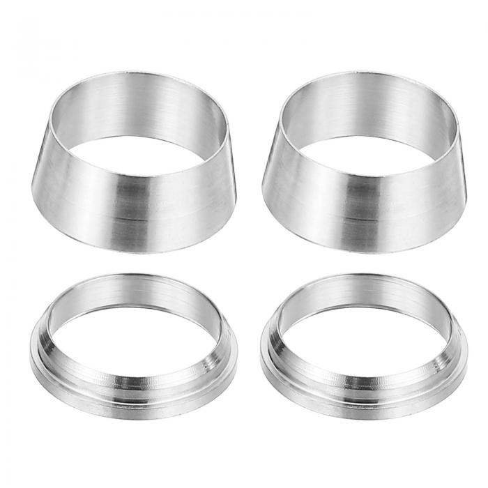 PATIKIL 12mm チューブ外径 316 ステンレススチール 圧縮チューブ継手スリーブ 2 個パック(3)