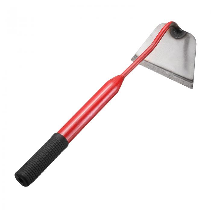 ガーデンホー 15.75" x 5.12" スチールホー ガーデンツール 防錆 滑り止めハンドル付き エッジャー 除..