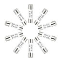 セラミックカートリッジヒューズ 8A 250V 6x25mm セラミックヒューズの高速ブロー交換 アンプ省エネランプバラスト用 10個