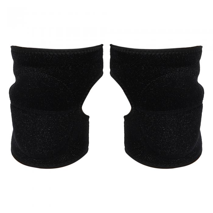 VOCOSTE ニーブレース 保護 ナイロン 膝パッド 柔らかい 通気性 膝のサポート 膝装具 スポーツジムスケート用 ブラック サイズL 1ペア