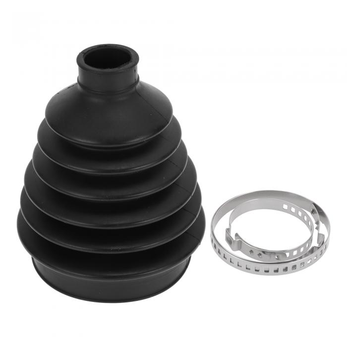 RATCHROLL ボルボに対応C70 1999-2004用アウターCVジョイントブーツキット ボルボに対応S40 2000-2004用 強固で耐久性のあるコンスタント・ベロシティ・ジョイントブーツ No.31256231 クランプ付き ゴム製1セット