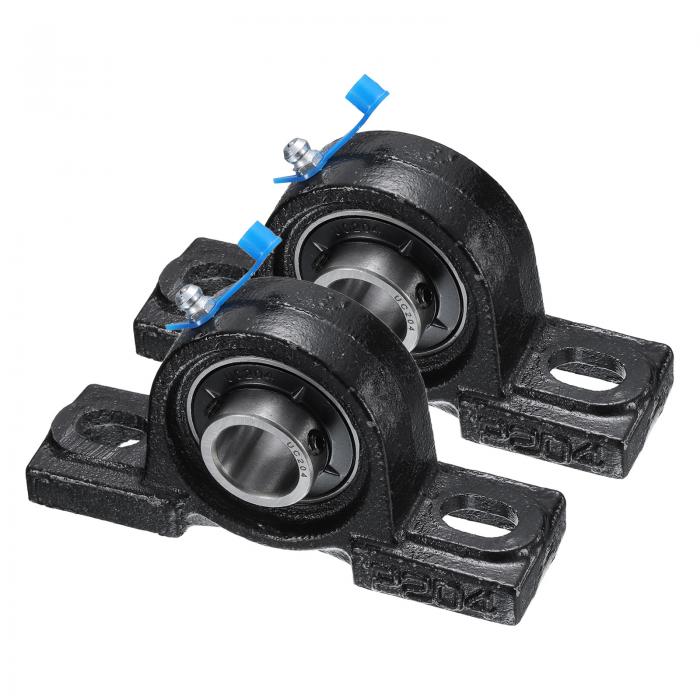2 UCP204 ԥ֥å٥ 20mm ܥ ٥󥰥˥å Ŵե󥸼դ٥󥰥ϥ