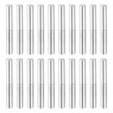 20個3-1/8" x 3/8"(L x D)ステンレス鋼溶接可能な取り外し可能なバケットヒンジ メタルゲートスイングドアトレーラーランプ用 シルバー