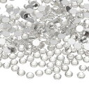 PATIKIL 1600個 SS16丸フラットバック水晶 3.8-4.0 mm ガラス ラインストーン 宝石 ダイヤモンド DIYクラフト 衣類 靴 ネイルアート デコレーション用 クリア