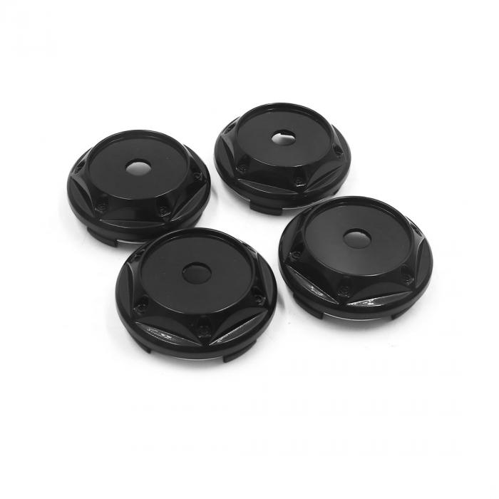 ホイール センターキャップ ハブキャップ ブラック 67mm 直径 4ラグ カバー 4個入り