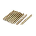 ダブルエンドスタッドネジ 金属材質 M6 x 59mm フルスレッド 10個入り
