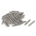 ねじロッド ネジ棒 50本入り メタル 304ステンレス鋼 M6x40mm シルバートーン