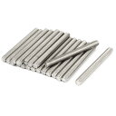 ねじロッド ネジ棒 フルネジ メタル 304ステンレス鋼 M8 x 80mm シルバートーン 20本入り(4)