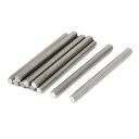 ねじロッド ネジ棒 フルネジ メタル 304ステンレス鋼 M8 x100mm シルバートーン 10本入り