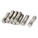 スタットボルト 304ステンレススチール M10x35mm シルバートーン 10個入り