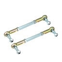 X AUTOHAUX M8 ステアリングタイロッドボールジョイント 50cc 70cc 90cc 110cc 125cc 150cc 200cc 250cc ATV四輪クワッド用 ステアリングサスペンション ロッド長さ140 mm 2個
