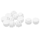 コードロック プラスチック ホワイト コードストッパー 2穴 紐止め 12個入り(4)