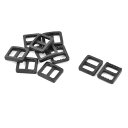 ロック ハシゴ バックル 学校バッグ 帯ひも プラスチック 調整可能 10mm ストラップ 幅 10個入り