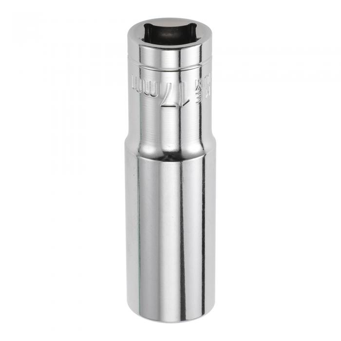 HEROFFIX 1個のインパクトソケット 耐久性のあるハードウェアツール 80mm シルバートーン クロムバナジ..