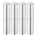 4個4-5/16" x 7/8"(L x D)ステンレス鋼溶接可能取り外し可能バケットヒンジ メタルゲートスイングドアトレーラーランプ用 シルバー