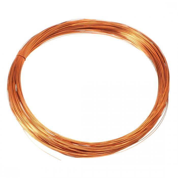 エナメル銅線 巻線コイル マグネットワイヤー 直径0.15mm 長さ50M トランスインダクタ用