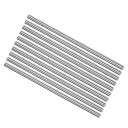 10個の丸い鋼製金属棒、4.6mm x 150mmの高速鋼(HSS)旋盤バーストックツール、シャフトギアドリル旋盤ボーリングマシンターニングミニチュアDIYクラフト用(4)
