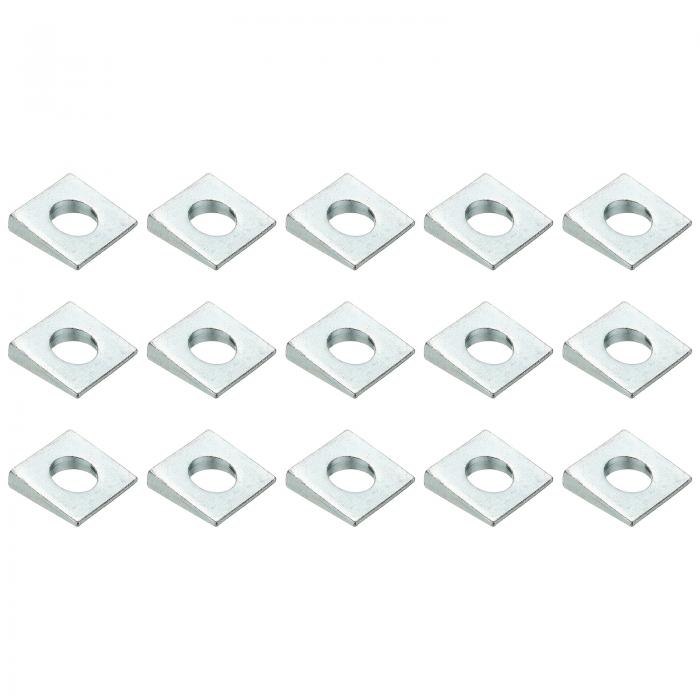 PATIKIL 15個の角型ワッシャー、M18x40mmの角型ワッシャー、ベアリングストラットプレート、フラットパ..