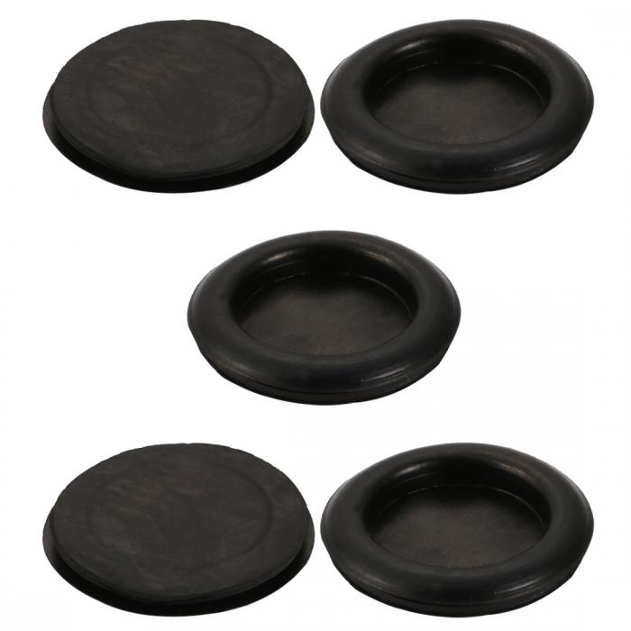 ワイヤグロメット 片面グロメット ボビン直径55mm ワイヤ保護 ラバー製 ブラック 5個入り