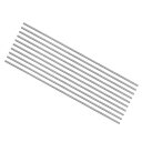 10個の丸い鋼製金属棒、2.3 mm x 200mmの高速鋼(HSS)旋盤バーストックツール、シャフトギアドリル旋盤ボーリングマシンターニングミニチュアDIYクラフト用(4)